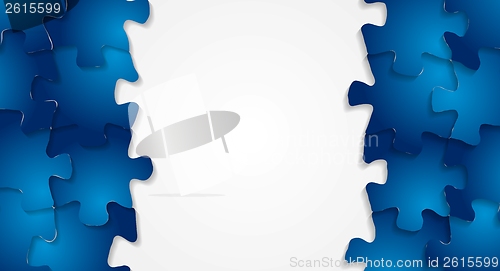 Image of Bright technology puzzle vector background