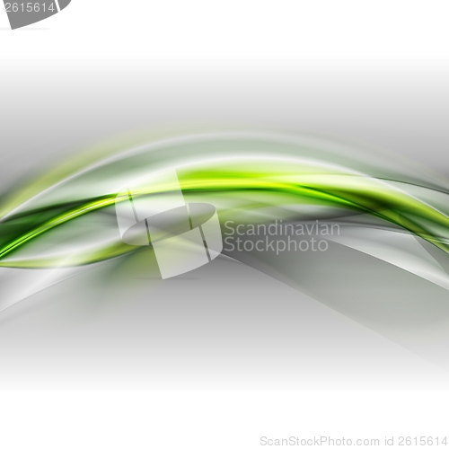 Image of Bright glow waves vector background