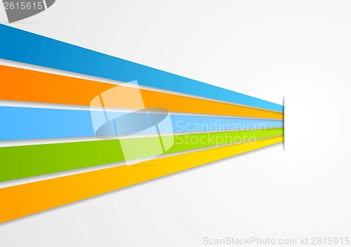 Image of Bright vector stripes background