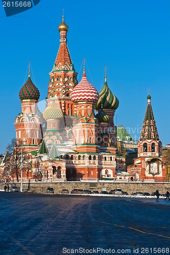 Image of Saint Basil Cathedral  in Moscow