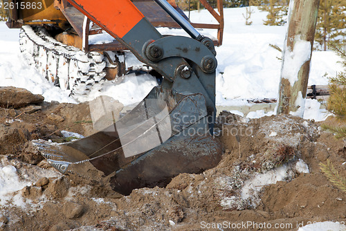 Image of Bucket hydraulic excavator 