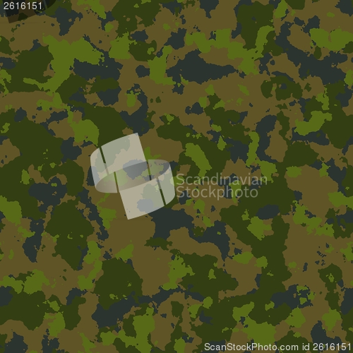 Image of Woodland Camouflage. Seamless Tileable Texture.