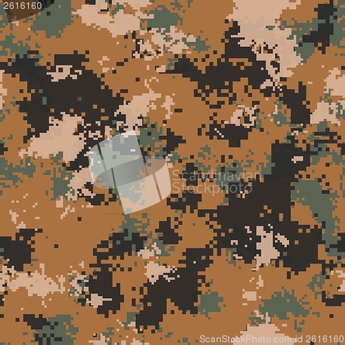 Image of Desert Camouflage. Seamless Tileable Texture.