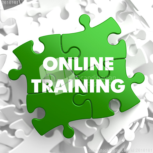 Image of Online Training on Green Puzzle.