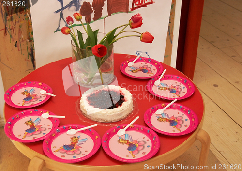 Image of birthday table