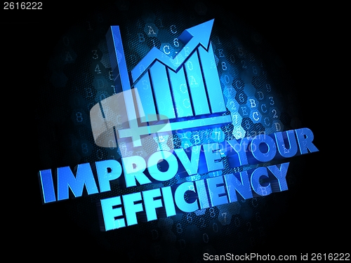 Image of Improve Your Efficiency on Digital Background.