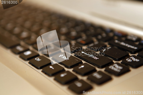 Image of laptop keyboard
