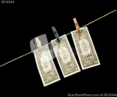 Image of Dollars on the wire