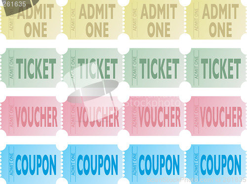 Image of ticket row