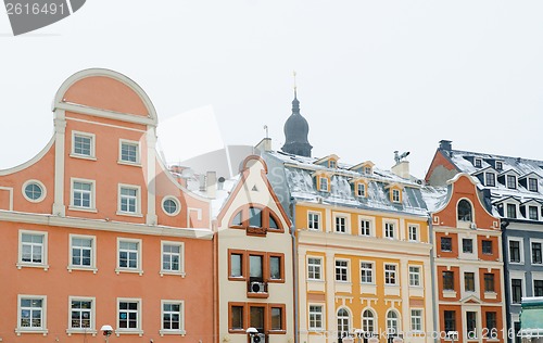 Image of Facades of houses in Old Riga