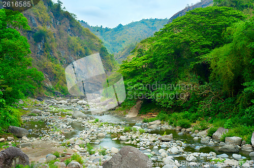 Image of Cordillera mountains river