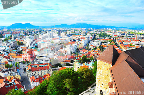 Image of Ljubljana skyline