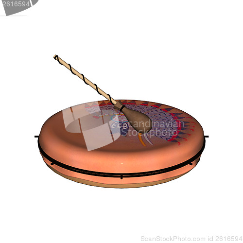 Image of Indian Drum and Stick