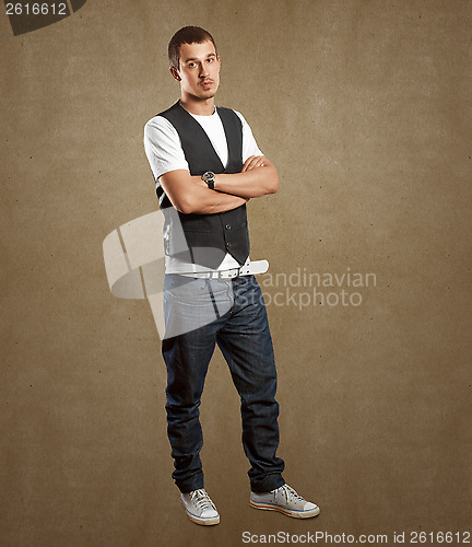 Image of Man In Vest