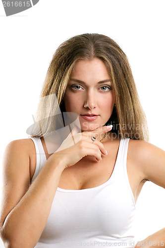 Image of Woman Looking On Camera