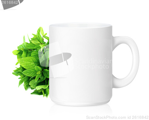 Image of White ceramic mug