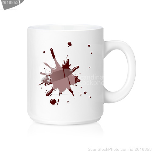 Image of White ceramic mug