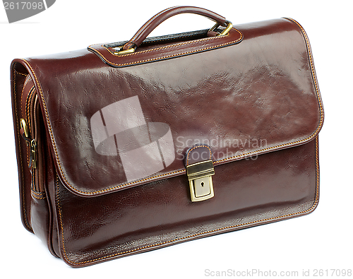 Image of Brown Briefcase