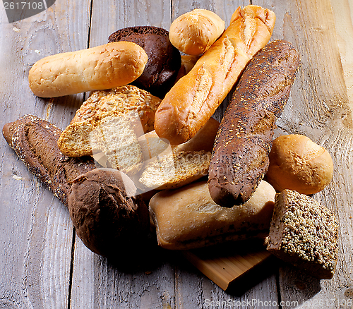 Image of Various Bread