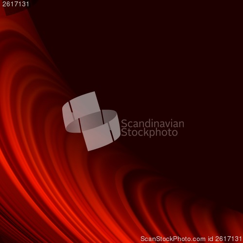 Image of Red smooth twist light lines. EPS 10