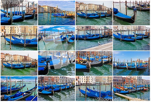 Image of Gondolas in Venice