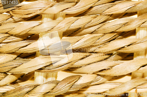 Image of natural wicker background