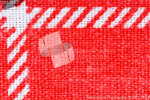 Image of cloth texture with ornament