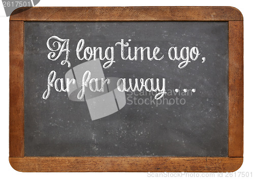 Image of storytelling opening phrase 