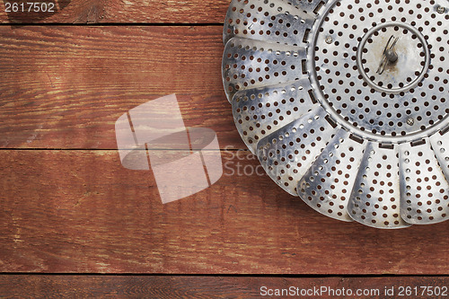 Image of metal steamer basket