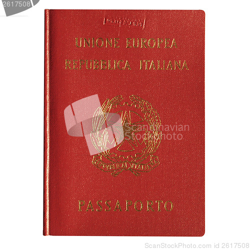 Image of Italian passport