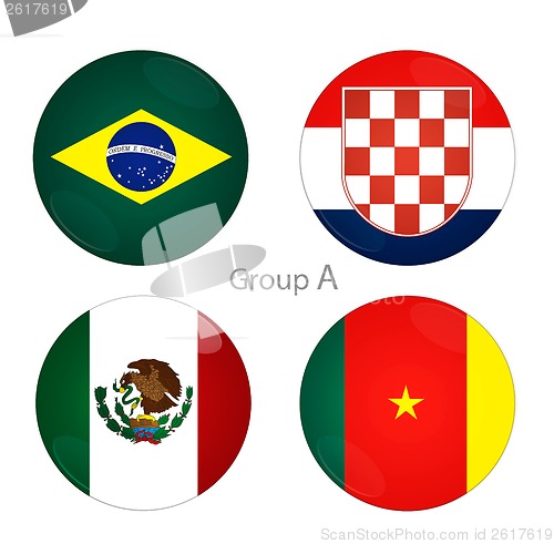 Image of Group A - Brazil, Croacia, Mexico, Cameroon