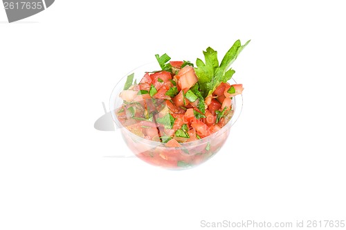 Image of tomato and greens