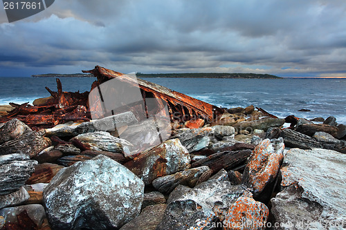 Image of Storm over shipwreck at Sydney