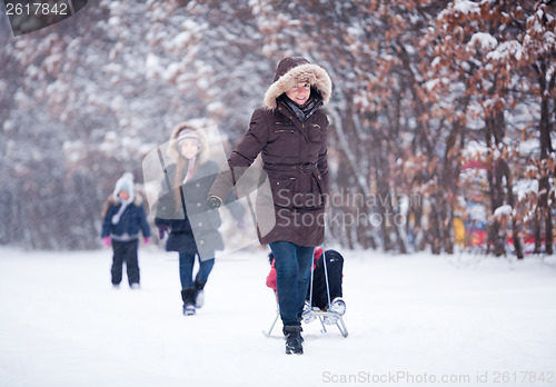 Image of Family snow fun