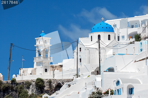Image of Santorini church