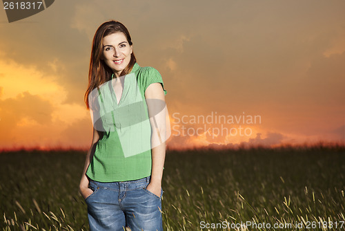 Image of Woman in nature
