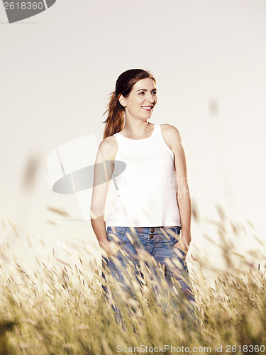 Image of Woman on a summer day