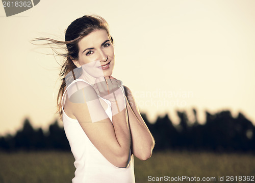 Image of woman in nature