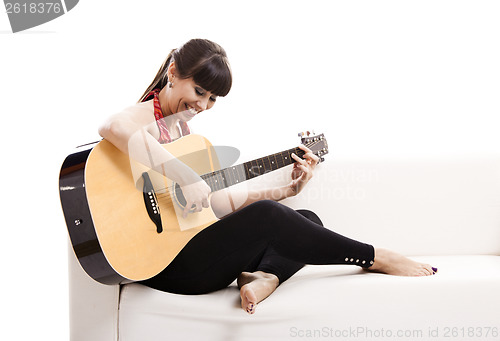 Image of Playing guitar