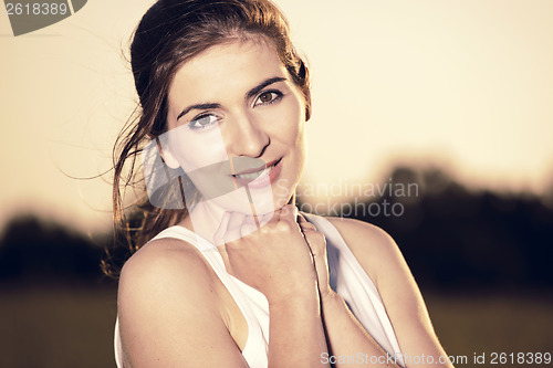 Image of woman in nature