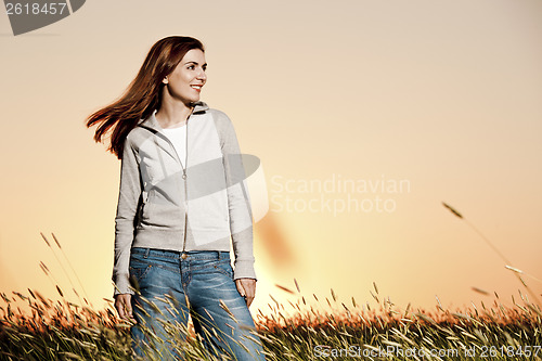 Image of Woman on a summer day