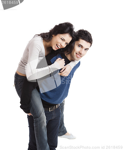 Image of Happy young couple
