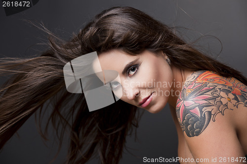 Image of Woman with a tattoo