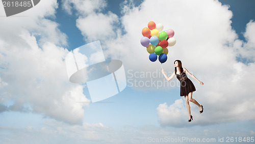 Image of Flying with ballons