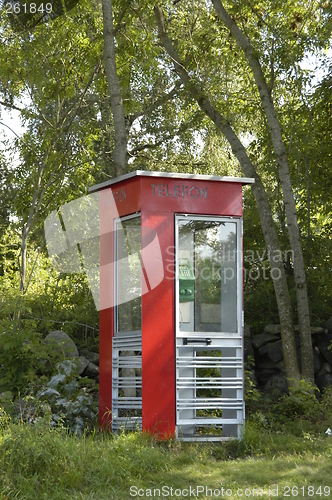 Image of Red telephone box