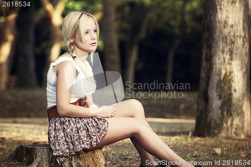 Image of Girl in the park