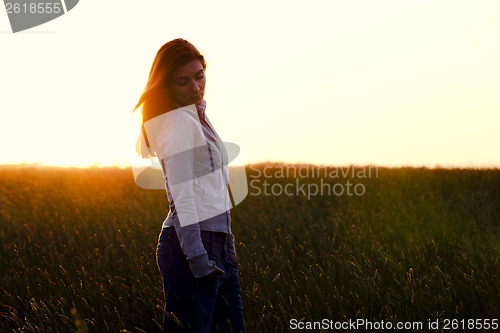 Image of Woman on a summer day