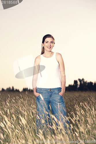 Image of Woman on a summer day