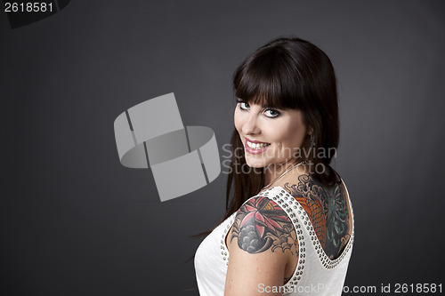 Image of Girl with Tatoos