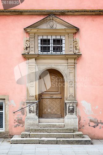 Image of Old Door Rothenburg ob der Tauber